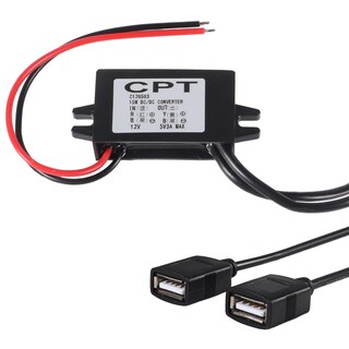 Foto 1 | Foto 1 | Convertidor De Cc A Cc Diann De 12 V A 5 V 3 A 15 W Con Doble Usb - Venta Internacional.