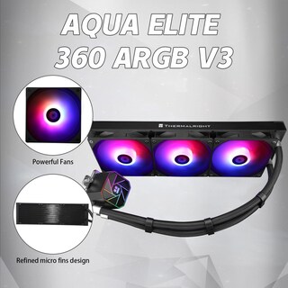 Foto 3 | Foto 3 | Enfriador De Cpu Thermalright Aqua Elite 360 V3 360 Ml Líquido - Venta Internacional.