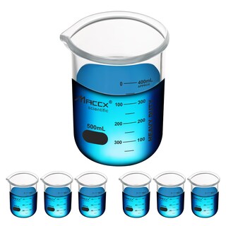 Foto 1 | Foto 1 | Vaso De Vidrio Maccx Bkl500-006 500 Ml Borosilicato 3.3 Paquete De 6 - Venta Internacional.