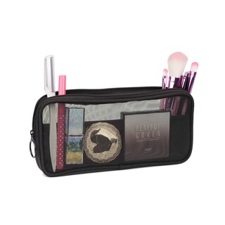 Foto 2 | Foto 2 | Neceser De Viaje De Malla Transparente De Pie Negro - Venta Internacional.
