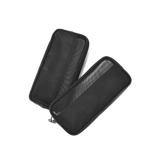 Foto 3 | Foto 3 | Neceser De Viaje De Malla Transparente De Pie Negro - Venta Internacional.