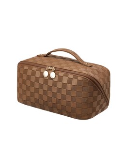 Foto 1 | Foto 1 | Bolsa De Cosméticos Eachy Bolsa De Maquillaje De Viaje Impermeable Marrón Oscuro - Venta Internacional.