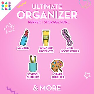 Foto 3 | Foto 3 | Organizador De Maquillaje Caboodles On-the-go Girl Bubblegum Marble - Venta Internacional.