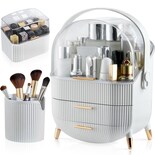 Caja Organizadora De Cosméticos Canitoron Color Blanco - Venta Internacional.