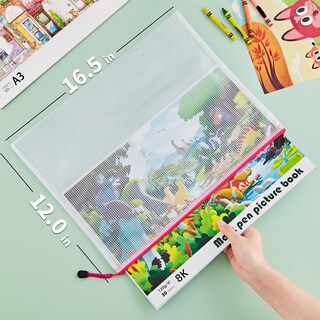 Foto 2 | Foto 2 | Bolsa De Malla Con Cremallera Jarlink A3 42 9 X 31 5 Cm  24 Unidades  12 Colores - Venta Internacional.
