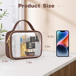 Foto 3 | Foto 3 | Bolsa De Aseo Wedama Aprobada Por La Tsa Paquete De 3 Transparente Con Asas - Venta Internacional.