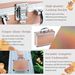 Foto 3 | Foto 3 | Kit De Maquillaje Color Nymph Para Adolescentes Con Funda De Tren Y Espejo - Venta Internacional.