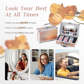 Foto 7 | Foto 7 | Kit De Maquillaje Color Nymph Para Adolescentes Con Funda De Tren Y Espejo - Venta Internacional.