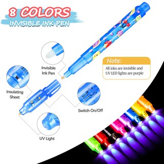 Foto 3 | Foto 3 | Juego De Bolígrafos De Tinta Invisible Tafulor Para Niños De 6 A 12 Años (paquete De 8) - Venta Internacional.