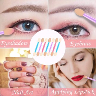 Foto 4 | Foto 4 | Aplicadores De Sombras De Ojos Morgles Desechables 50 Unidades Doble Cara - Venta Internacional.