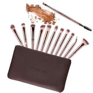 Foto 7 | Foto 7 | Set De Brochas De Maquillaje Z'oreya Eye 12 Piezas Con Bolsa De Transporte - Venta Internacional.