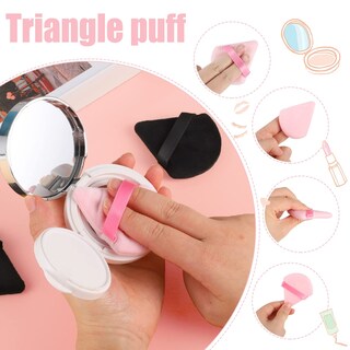 Foto 3 | Foto 3 | Powder Puff Pimoys Soft Velour Triangle Powder Puffs X6 - Venta Internacional.