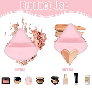 Foto 4 | Foto 4 | Powder Puff Pimoys Soft Velour Triangle Powder Puffs X6 - Venta Internacional.