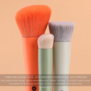 Foto 4 | Foto 4 | Set De Brochas De Maquillaje Kingmas Foundation Contour Concealer 3 Unidades - Venta Internacional.