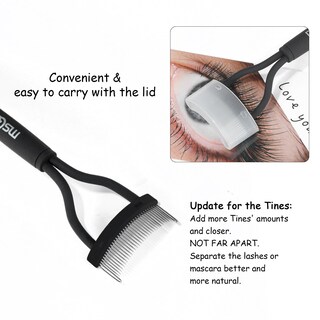 Foto 3 | Foto 3 | Aplicador De Máscara Eyelash Comb Msq Separador De Pestañas Negro - Venta Internacional.