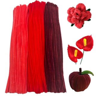 Foto 1 | Foto 1 | Set De Limpiapipas Swpohrat De Craft 300 Unidades Tonos De Rojo - Venta Internacional.