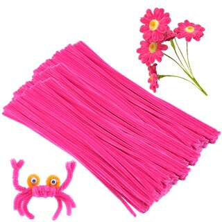 Foto 1 | Foto 1 | Limpiapipas Zxiixz 100 Unidades Tallos De Chenilla Artesanales Rosas - Venta Internacional.