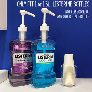 Foto 3 | Foto 3 | Bombas Dispensadoras Para Botellas De Enjuague Bucal Listerine De 1 Litro O 1 5 Litros - Venta Internacional.