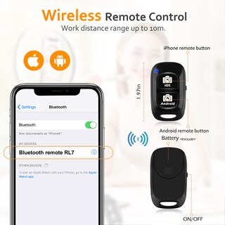 Foto 6 | Foto 6 | Lámpara Tipo Anillo Aureday De 30 Cm Con Trípode Y 157 Cm Con Soporte Para Teléfono - Venta Internacional.