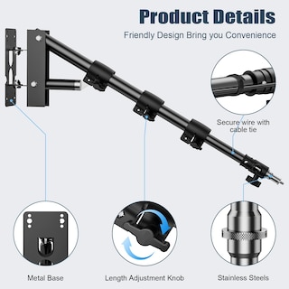 Foto 4 | Foto 4 | Ring Light Mount Anautin Soporte De Pared Brazo Triangular - Venta Internacional.