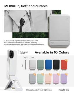 Foto 7 | Foto 7 | Soporte Para Trípode Para Teléfono Moft Movas Piel Vegana Serie Iphone - Venta Internacional.