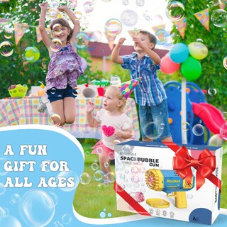 Foto 5 | Foto 5 | Bubble Gun Bubble Machine Bubble Machine Paquete De 2 Unidades Para Niños De 4 A 8 Años - Venta Internacional.