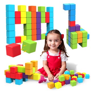 Foto 1 | Foto 1 | Bloques De Construcción Magnéticos Pairez Toys Para Niños Pequeños (24 Unidades) - Venta Internacional.