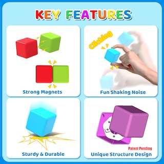 Foto 3 | Foto 3 | Bloques De Construcción Magnéticos Pairez Toys Para Niños Pequeños (24 Unidades) - Venta Internacional.