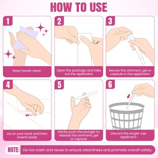 Foto 6 | Foto 6 | Paquete De 100 Aplicadores De Supositorios Vaginales Desechables Para Mujeres - Venta Internacional.