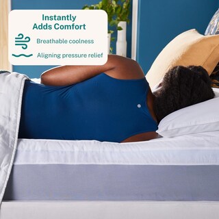 Foto 3 | Foto 3 | Cubrecolchón Sleep Innovations De Espuma Viscoelástica De 10 Cm Por Completo - Venta Internacional.