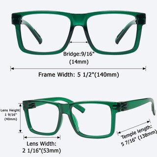 Foto 5 | Foto 5 | Gafas De Lectura Gr8sight Con Bisagras De Resorte Sin Tornillos Sin Metal +3 50 - Venta Internacional.