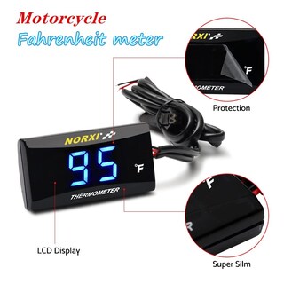 Foto 3 | Foto 3 | Medidor De Temperatura Del Motor Norxi Fahrenheit Con Alerta De Sobretemperatura - Venta Internacional.