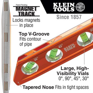 Foto 2 | Foto 2 | Palanquilla Magnética Torpedo Level Klein Tools 935rb De 20 Cm - Venta Internacional.