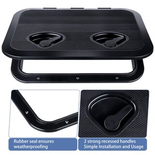 Foto 3 | Foto 3 | Escotilla De Acceso A Cubierta Marina Smartmarine 440 Mm X 315 Mm Negra - Venta Internacional.