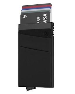 Foto 1 | Foto 1 | Tarjetero Vulkit Con Bloqueo Rfid Metal Negro - Venta Internacional.