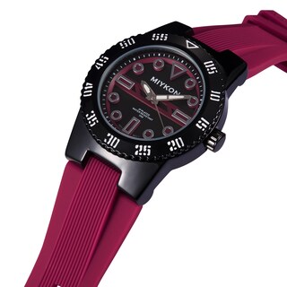 Foto 2 | Foto 2 | Reloj Miykon B2g24 Casual De Silicona Para Hombre Color Rojo - Venta Internacional.