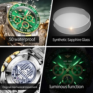 Foto 6 | Foto 6 | Reloj Mecánico Automático Oupinke Para Hombre Automático De Acero - Venta Internacional.