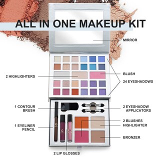 Foto 2 | Foto 2 | Kit De Maquillaje Color Nymph Para Adolescentes Y Mujeres Con 24 Sombras De Ojos - Venta Internacional.