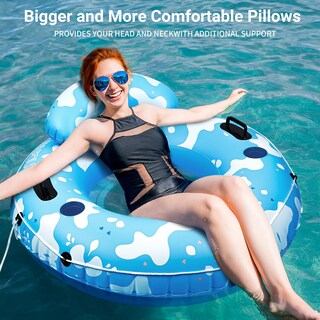 Foto 5 | Foto 5 | Hinchable River Tube Pafolo Resistente 53 Cm Con Portavasos - Venta Internacional.