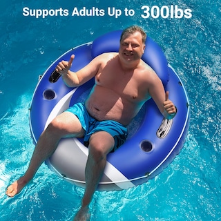 Foto 6 | Foto 6 | Hinchable River Tube Pafolo Resistente 53 Cm Con Portavasos - Venta Internacional.