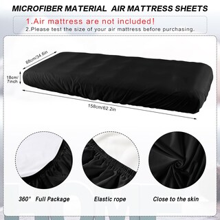 Foto 2 | Foto 2 | Sábanas Ajustables Air Mattress Breling Kids Intex Cozy Kidz Negras - Venta Internacional.