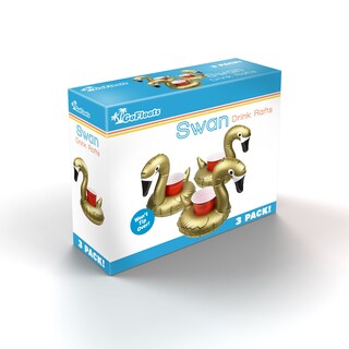 Foto 3 | Foto 3 | Soportes Inflables Para Bebidas Para Piscinas Y Jacuzzis Paquete De 3 Gofloats - Venta Internacional.