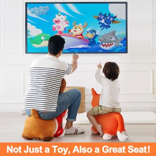 Foto 6 | Foto 6 | Juguete Inflable Hopper Iplay Ilearn Bouncy Pals Fox Con Bomba - Venta Internacional.