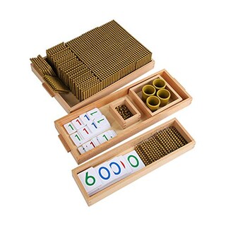 Foto 2 | Foto 2 | Juego De Banco Montessori Golden Beads Materials Con Sistema Decimal - Venta Internacional.
