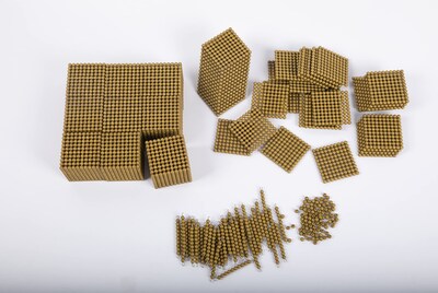 Foto 4 | Foto 4 | Juego De Banco Montessori Golden Beads Materials Con Sistema Decimal - Venta Internacional.
