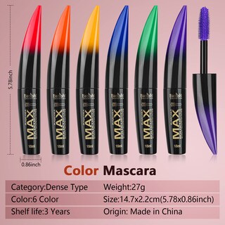 Foto 6 | Foto 6 | Máscara De Colores Joyeee 6 Colores Impermeable A Prueba De Manchas - Venta Internacional.