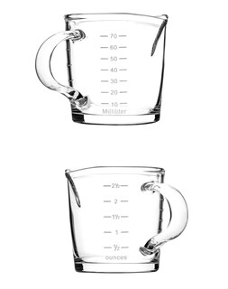 Foto 2 | Foto 2 | Vaso De Chupito Para Espresso Qwork 90 Ml Con Mango 2 Unidades Borosilicato - Venta Internacional.