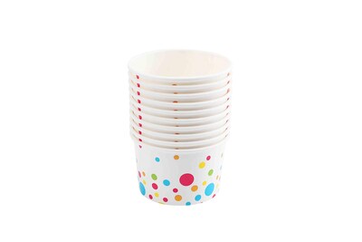 Foto 4 | Foto 4 | Vasos De Helado Gsm Brands Diseño De Lunares 240 Ml X 100 - Venta Internacional.