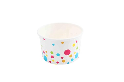 Foto 5 | Foto 5 | Vasos De Helado Gsm Brands Diseño De Lunares 240 Ml X 100 - Venta Internacional.