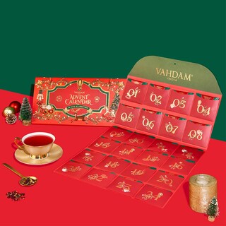 Foto 4 | Foto 4 | Calendario De Adviento Vahdam 2024 Caja De Regalo Plegable Con 24 Tés - Venta Internacional.